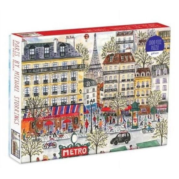 Galison Paris by Michael Storrings 1000 pc Jigsaw Puzzle - Picture 1 of 8